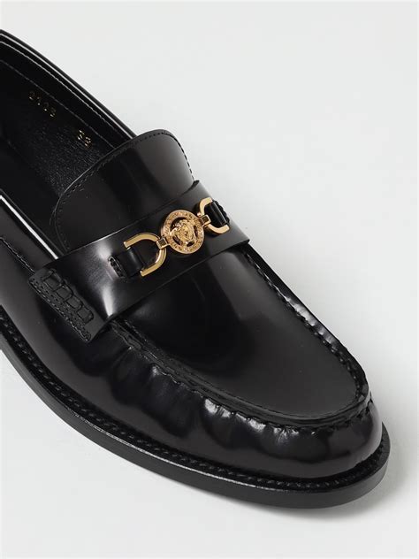 moccasin versace|Versace loafers for women.